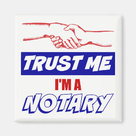 Imán Créeme, soy un gran apretón de manos notarial