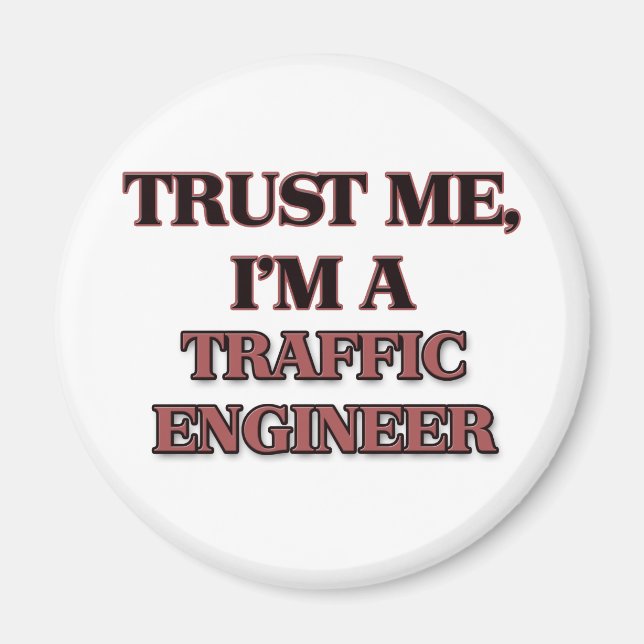 Imán Créeme, soy un INGENIERO DE TRÁFICO (Frente)