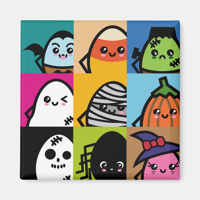 Imán Creepy Eggs Series - Halloween (Frente)