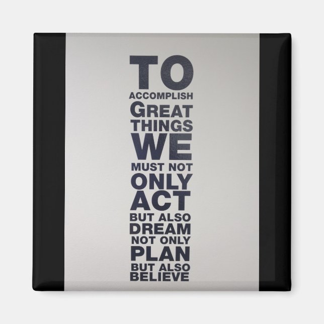 Imán creer (Frente)