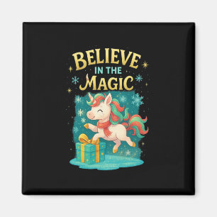 Imán Creer En El Diseño De La Magia Unicornio De Los Ni