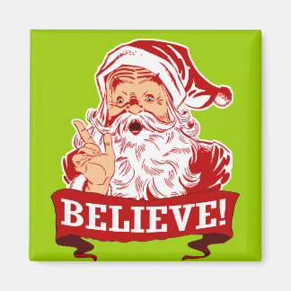 Imán Creer en Santa Claus