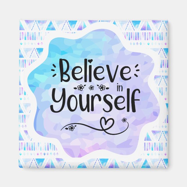 Imán Creer en ti mismo (Frente)