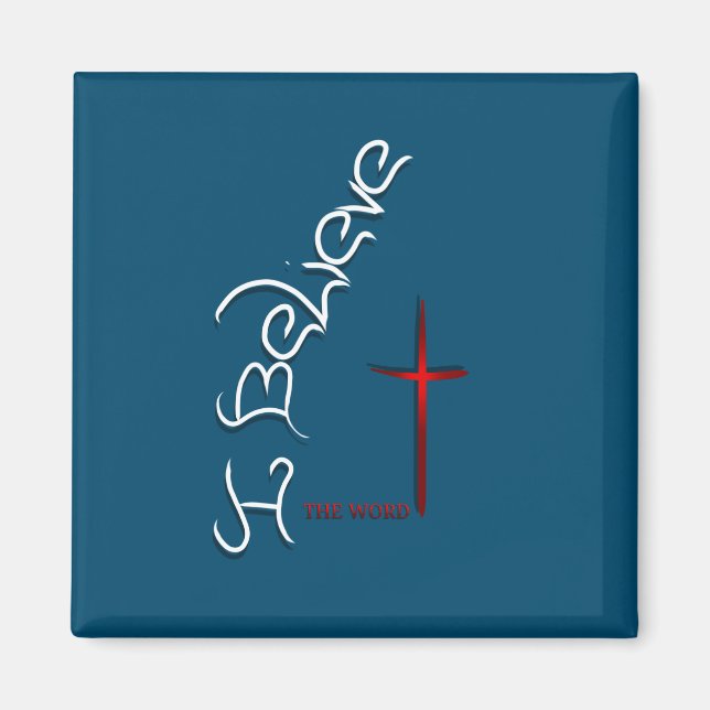 Imán Creer La Palabra De Dios (Frente)