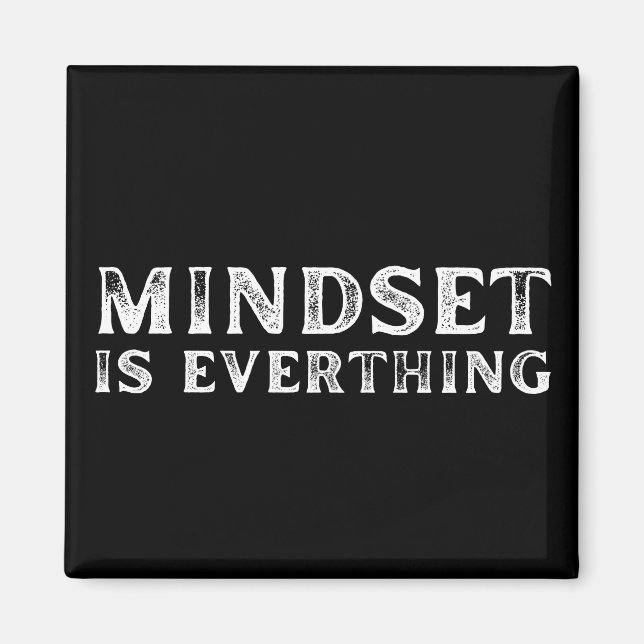 Imán Creer mentalidad para el crecimiento profesor empr (Frente)