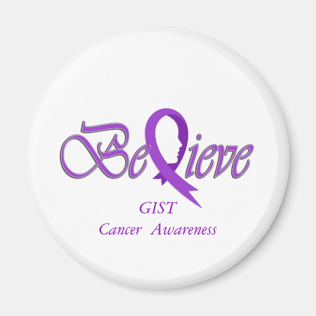 Imán Creer "Púrpura - Artículos de regalo" (Frente)