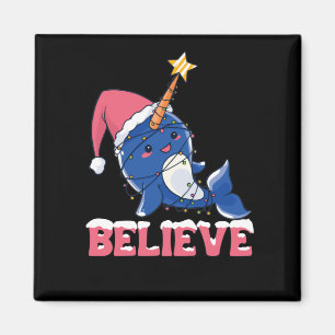 Imán Creer que los Navidades de Narwhal niegan luces de