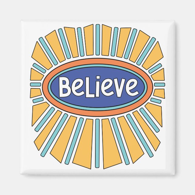 Imán Creer - Tener fe (Frente)