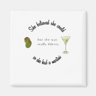Imán Creía que podía, así que tenía un Martini