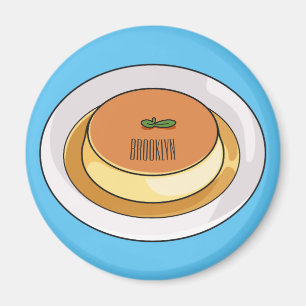 Imán Creme caramel personalizado ilustracion