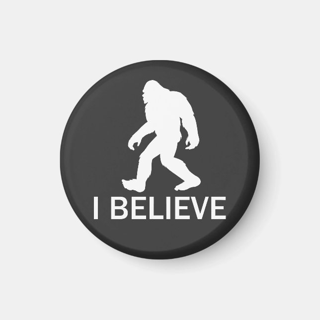 Imán Creo en Bigfoot (Frente)