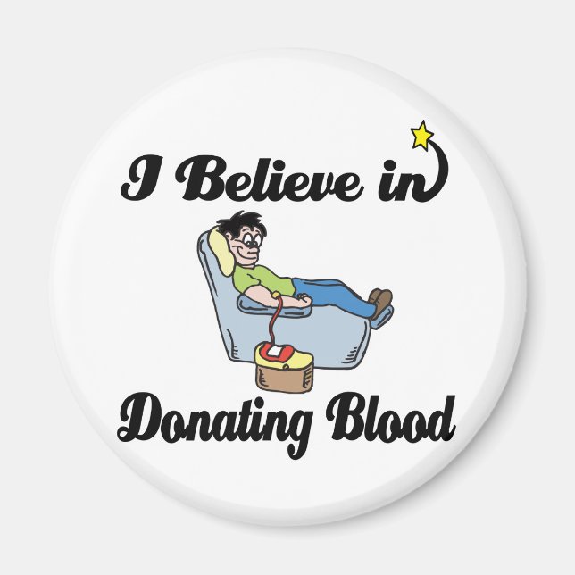 Imán creo en donar sangre (Frente)