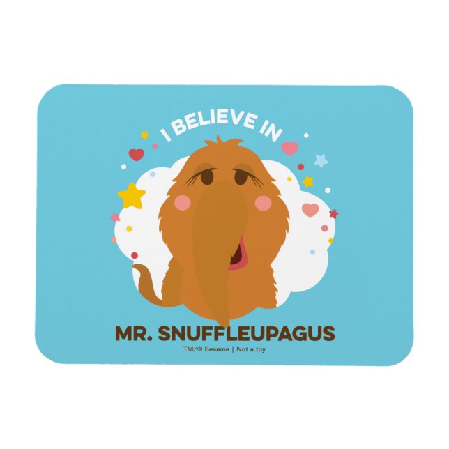 Imán Creo En El Sr. Snuffleupagus (Horizontal)