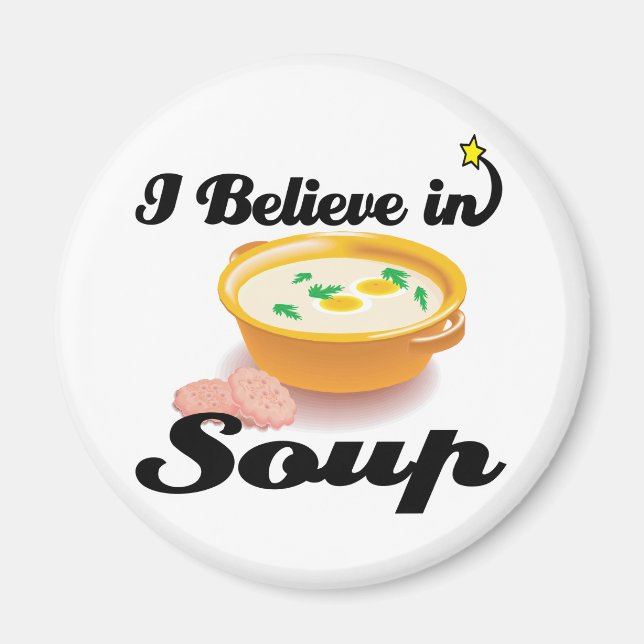 Imán creo en la sopa (Frente)