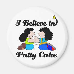 Imán creo en la torta de patty