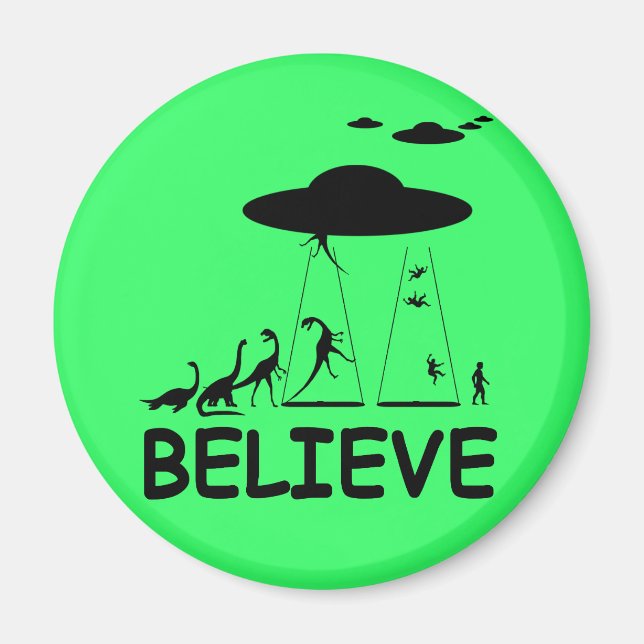 Imán Creo en los extraterrestres (Frente)