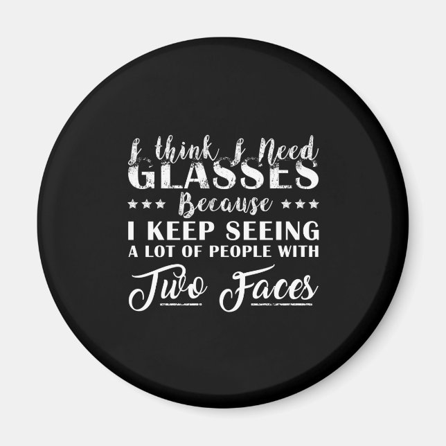 Imán Creo Que Necesito Glass Classic (Frente)