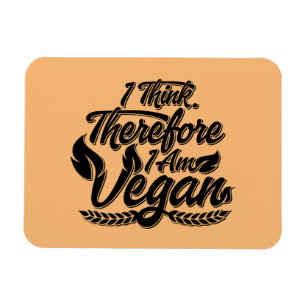 Imán Creo Que Por Lo Tanto Soy Vegan