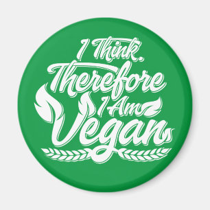 Imán Creo Que Por Lo Tanto Soy Vegan