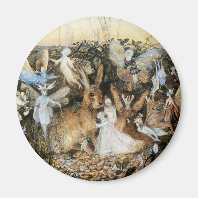 Imán Crepúsculo de hadas por John Anster Fitzgerald (Frente)