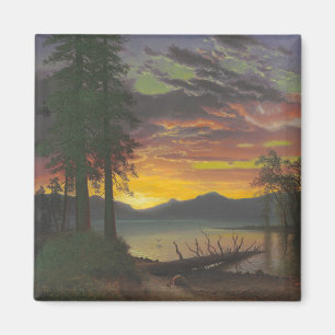 Imán Crepúsculo, el lago Tahoe, c.1870s (aceite en