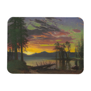 Imán Crepúsculo, el lago Tahoe, c.1870s (aceite en