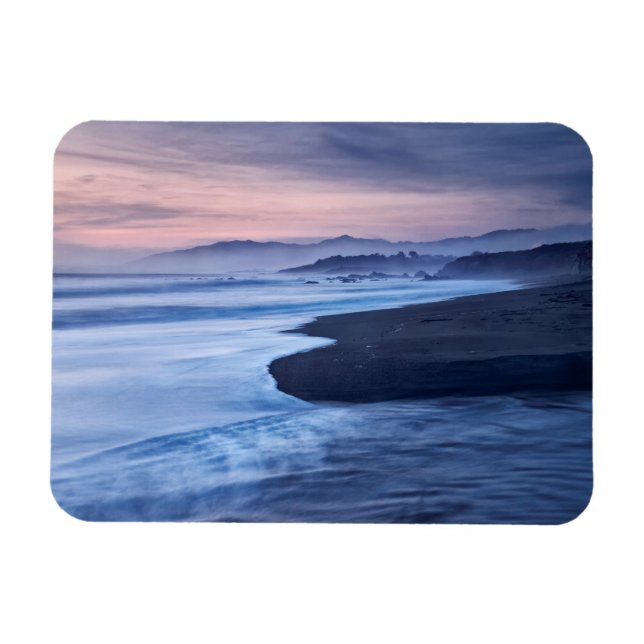 Imán Crepúsculo en Moonstone Beach (Horizontal)