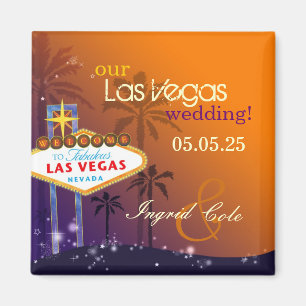 Imán Crepúsculo La boda de Las Vegas Guardar la fecha