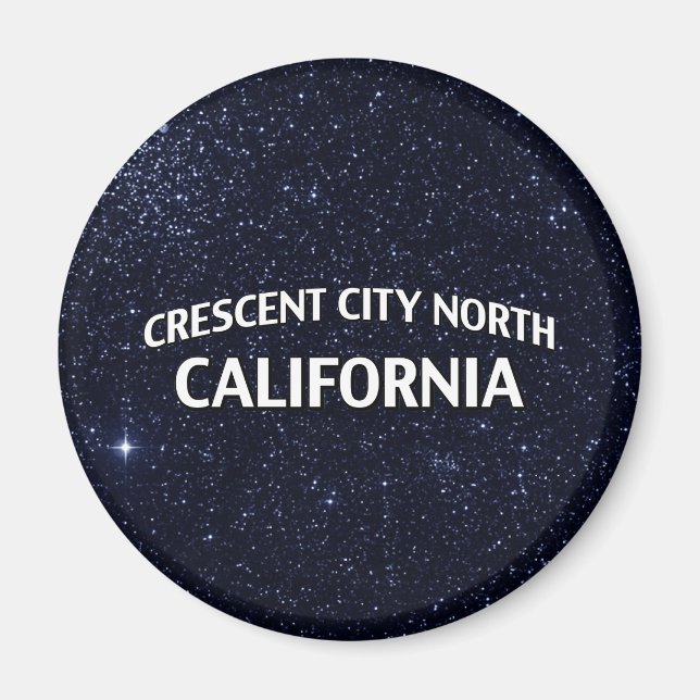 Imán Crescent City North California (Frente)