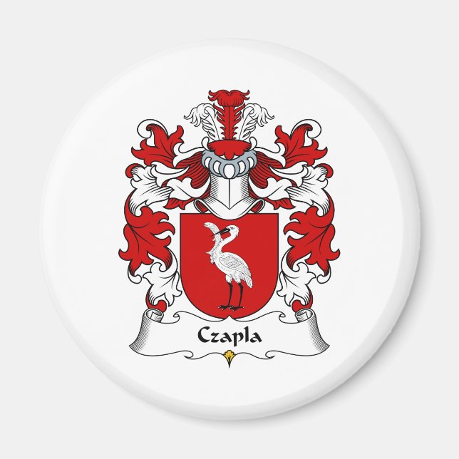 Imán Crest de familia Czapla (Frente)