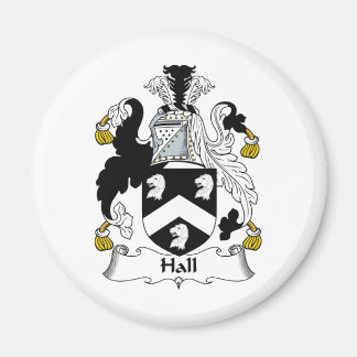 Imán Crest de familia Hall