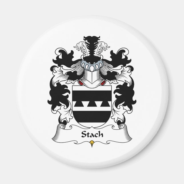 Imán Crest de familia Stach (Frente)