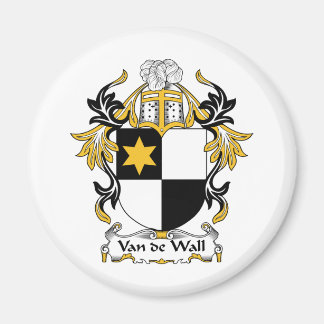 Imán Crest de familia Van de Wall
