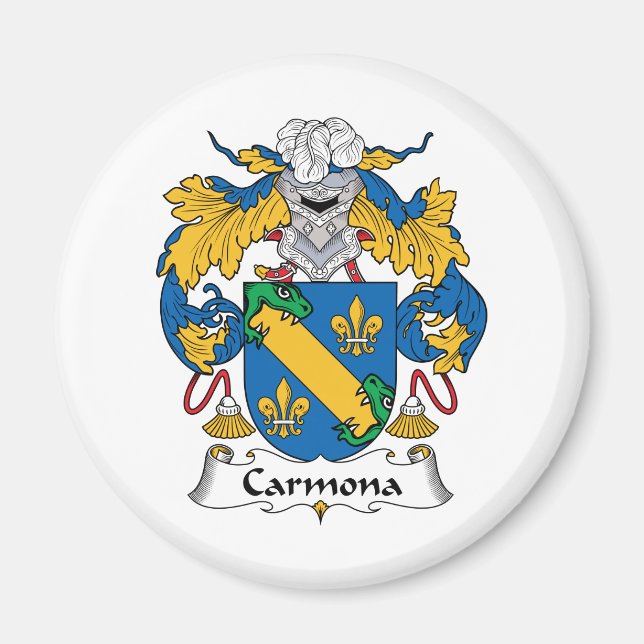 Imán Crest familiar Carmona (Frente)
