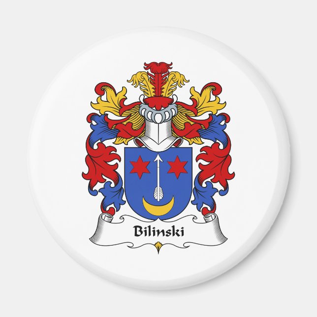 Imán Crest familiar de Bilinski (Frente)