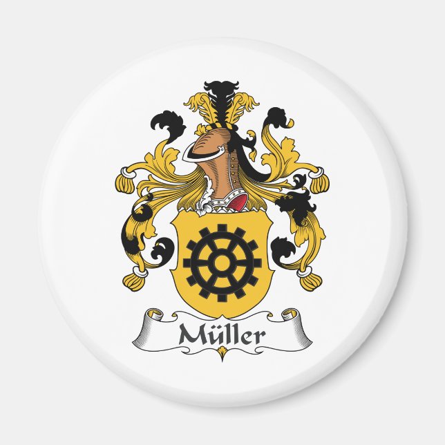 Imán Crest familiar de Muller (Frente)