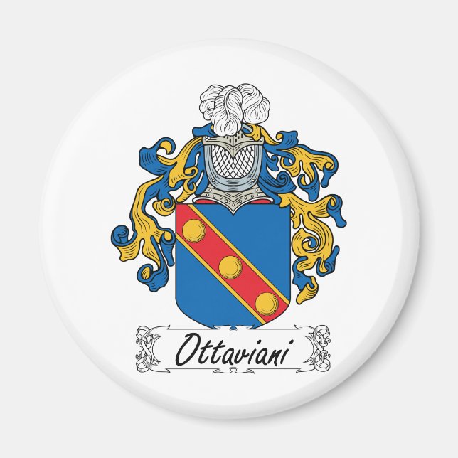Imán Crest familiar de Ottaviani (Frente)