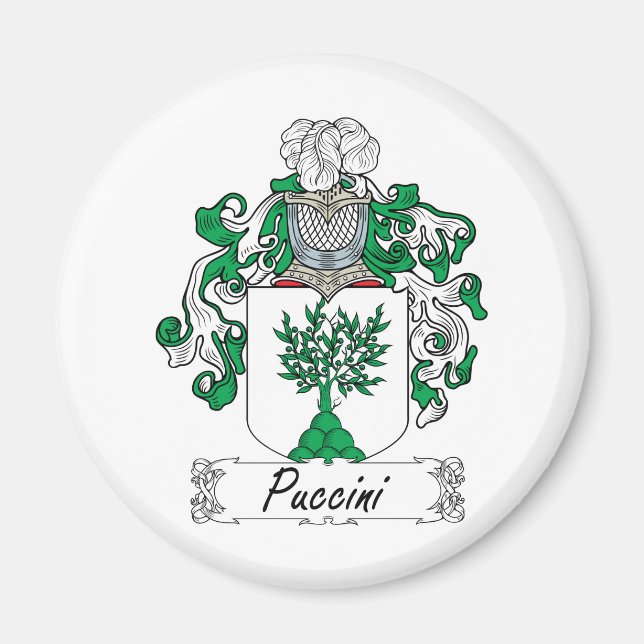 Imán Crest familiar de Puccini (Frente)