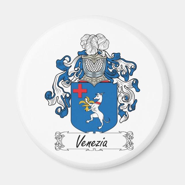 Imán Crest familiar de Venezuela (Frente)