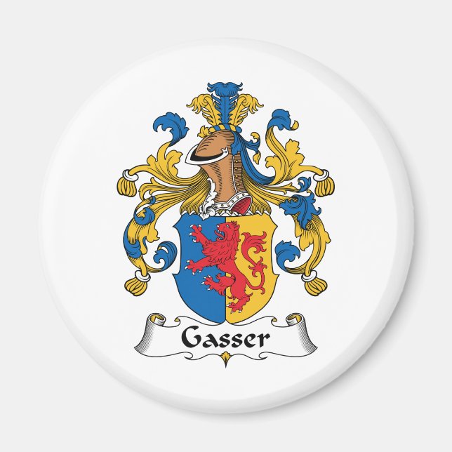 Imán Crest familiar Gasser (Frente)