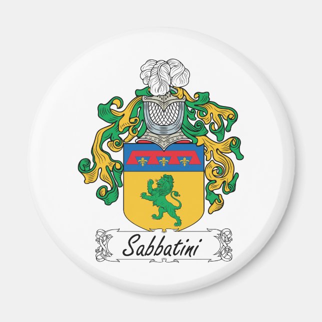 Imán Crest familiar Sabbatini (Frente)