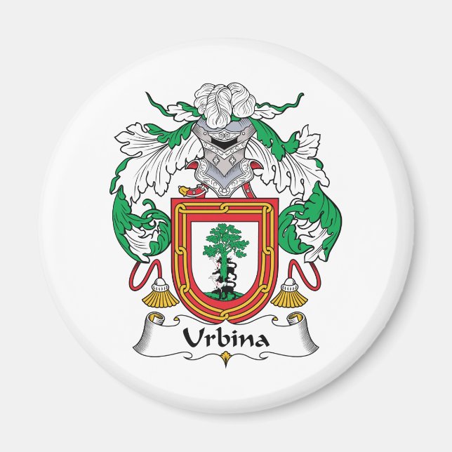 Imán Crest familiar Urbina (Frente)