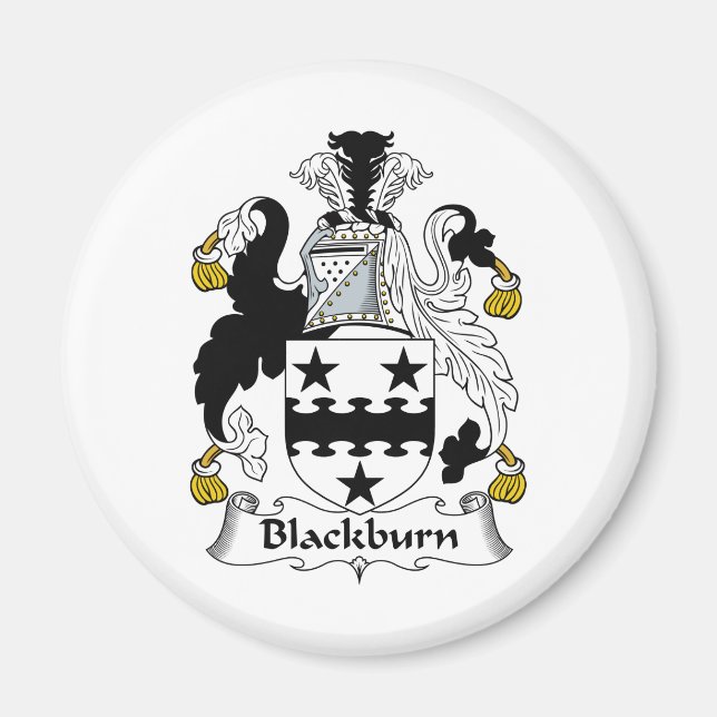 Imán Crestas familiares de Blackburn (Frente)