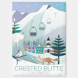Imán Crested Butte, Refrigerator Magnet