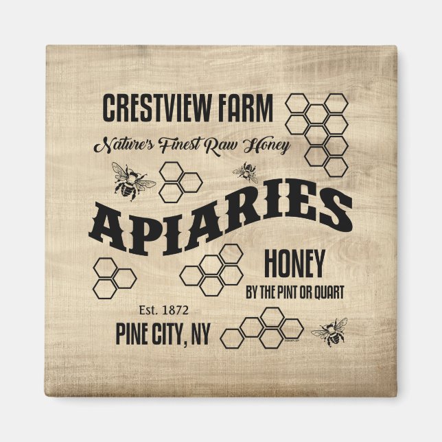 IMÁN CRESTVIEW FARM APIARIES (Frente)