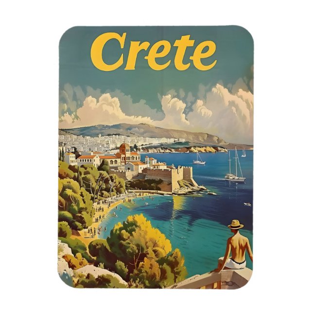 Imán Crete Vintage (Vertical)