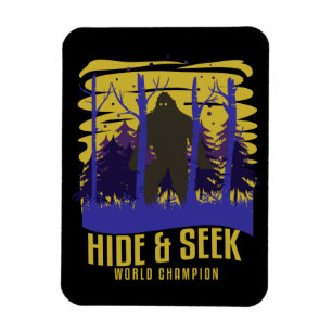 Imán Creyente de Sasquatch del campeón del escondite de