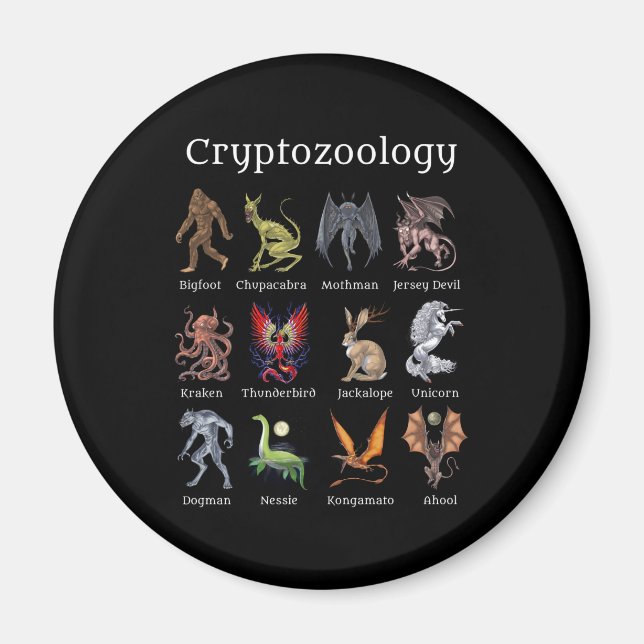 Imán Criaturas criptozoológicas (Frente)