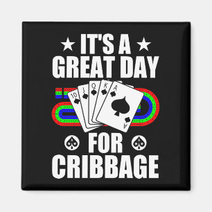 Imán Cribbage Board Para Cribbage Card Game Player Funn