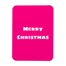 Imán Crimson Festive Merry Christmas